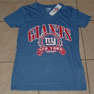 NEW NWT Unisex Sz Small Blue NFL NEW YORK GIANTS Short Sleeve Tee Shirt CSA